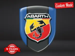 Fiat Abarth Pegatina Adhesiva Pro Máximo Resistente Diseño Elegante